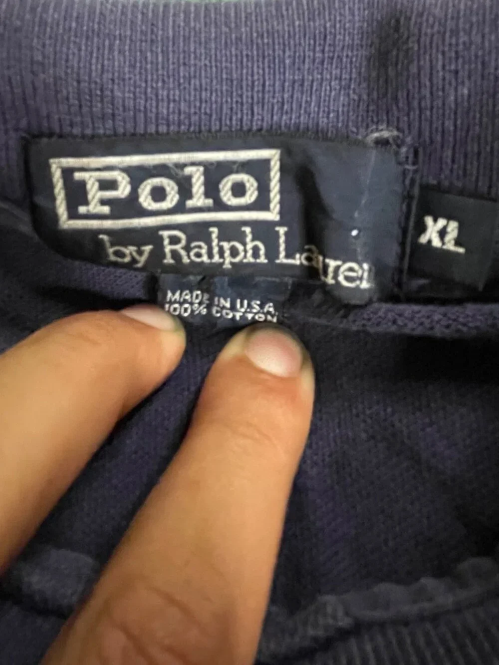 Polo Ralph Lauren Mens Purple Polo Shirt XL Yellow Number 2 Embroidery Made In U